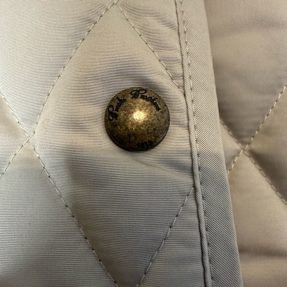 Brooks Brothers Quilted Women’s Cream Puffer Jacket Size 12 - Picture 5 of 5